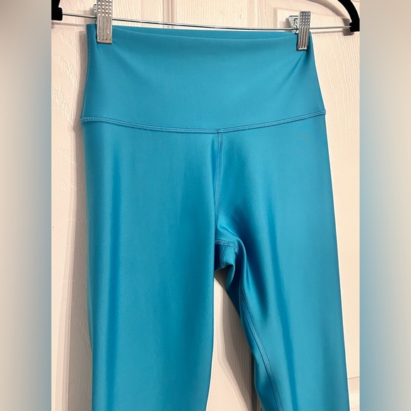 ALO Yoga High-Waist Airbrush Legging- Blue Splash/ Size Small (FLAWED) - Picture 6 of 11